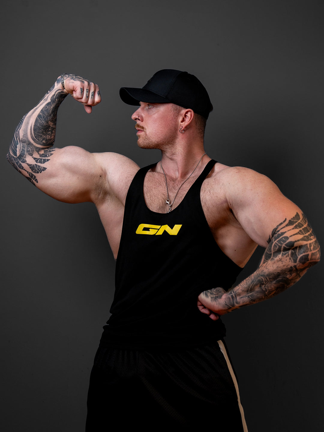 Muscle Shirt Jet Black - GN
